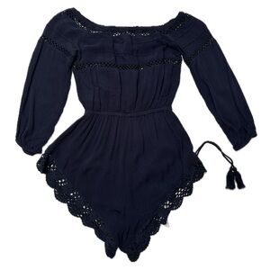 Sun & Shadow Navy Kids One Piece
